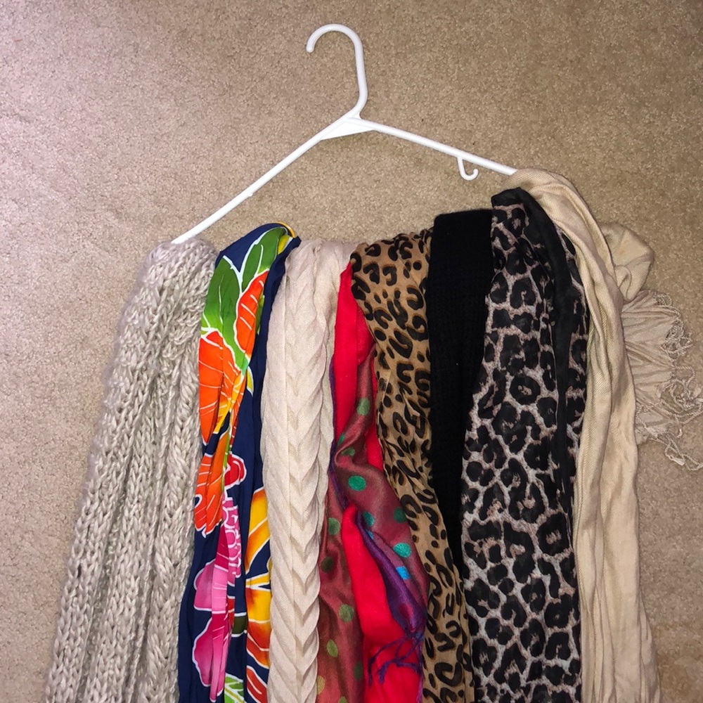 Assorted scarfs